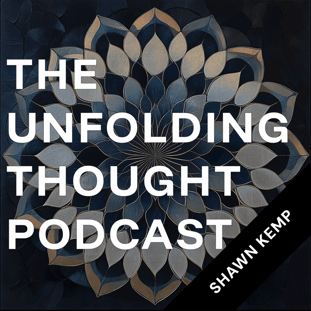 The Unfolding Thought Podcast episode artwork: Shawn Kemp: From Xbox to Facebook to Blockchain to Art to Non-GMO